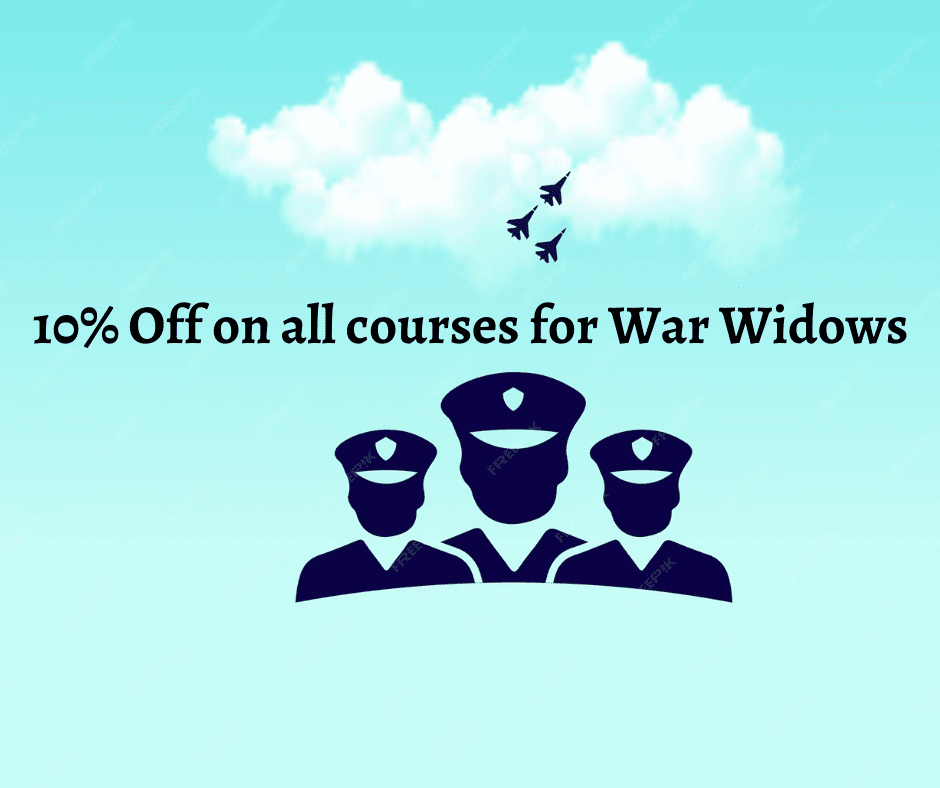20% off on All Courses for War Widows