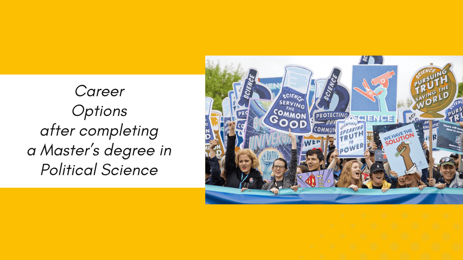 “Career Options After Completing a Master’s Degree in Political Science”