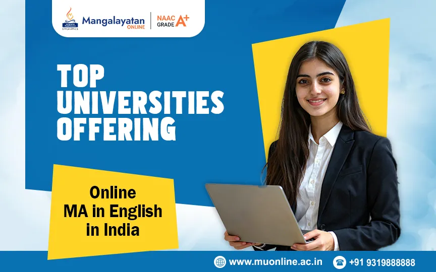 online ma in english india